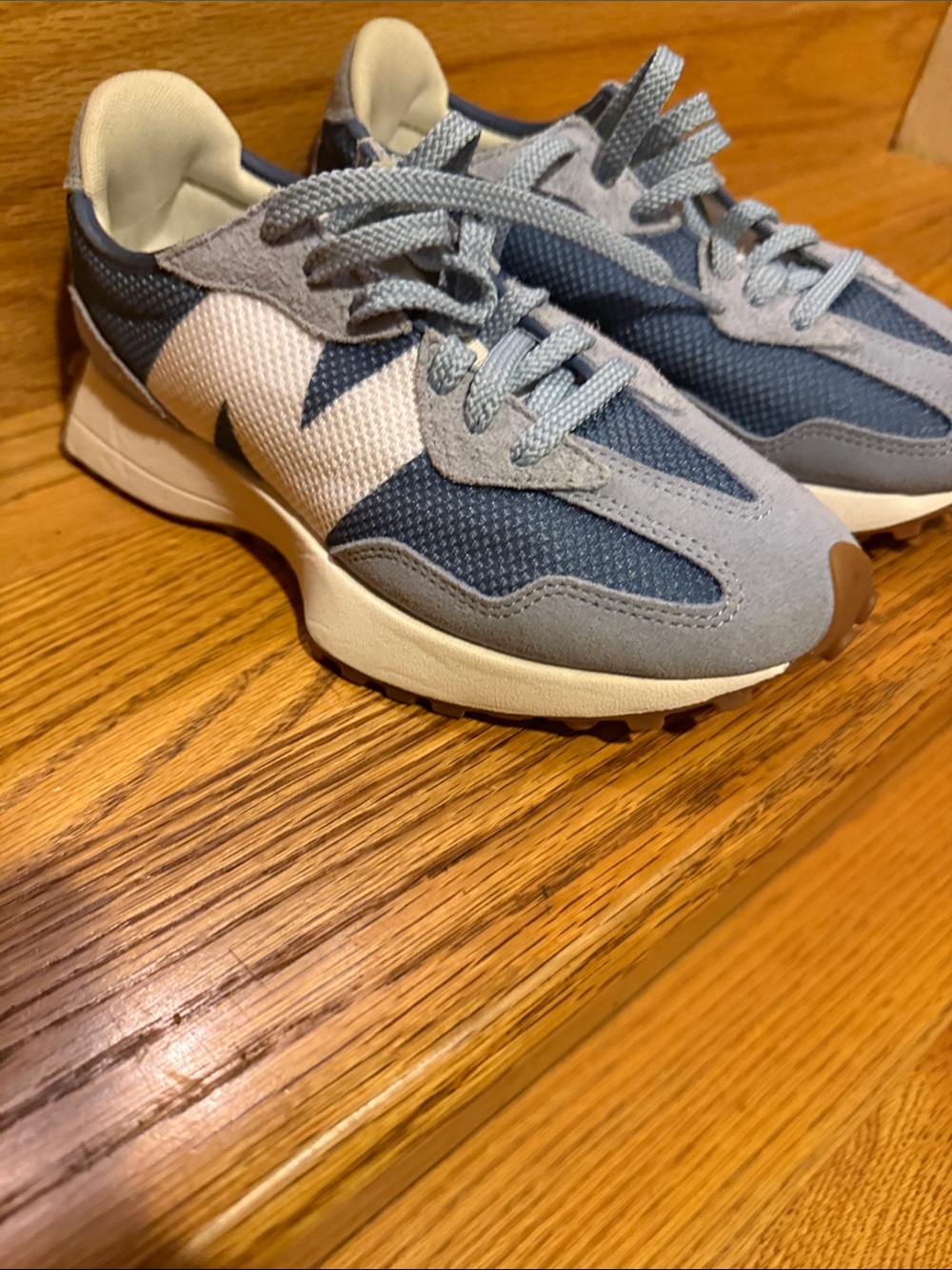 New Balance Blue and Light Blue Retro Runner Sneakers